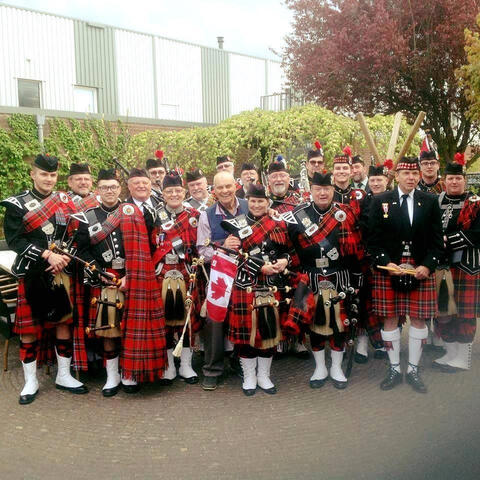 Markelo, The Netherlands 2017
Members of the band joined a massed band to celeberation